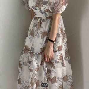 Floral Print Maxi Dress
